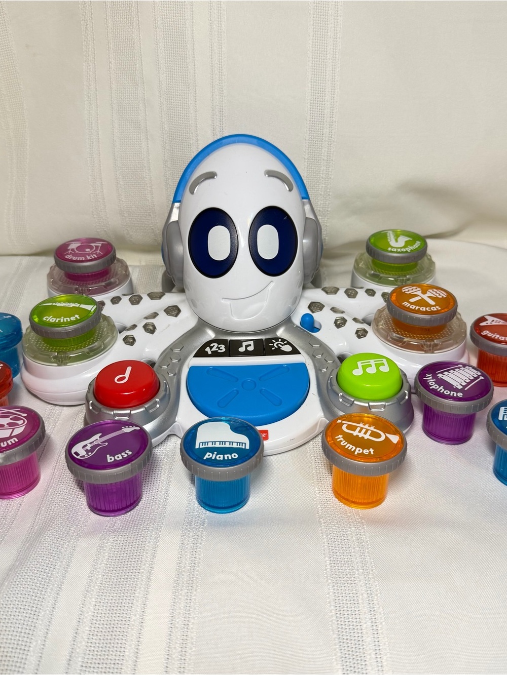 Fisher Price Think & Learn Rocktopus Musical Octopus Toy W/14 Instruments WORKS
